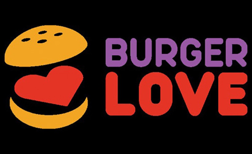 a logo for Burger Love
